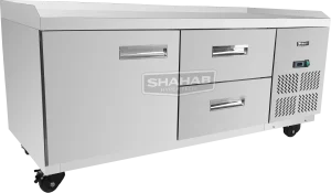 یخچال پایه گریل (دو کشو + درب لنگه ای)