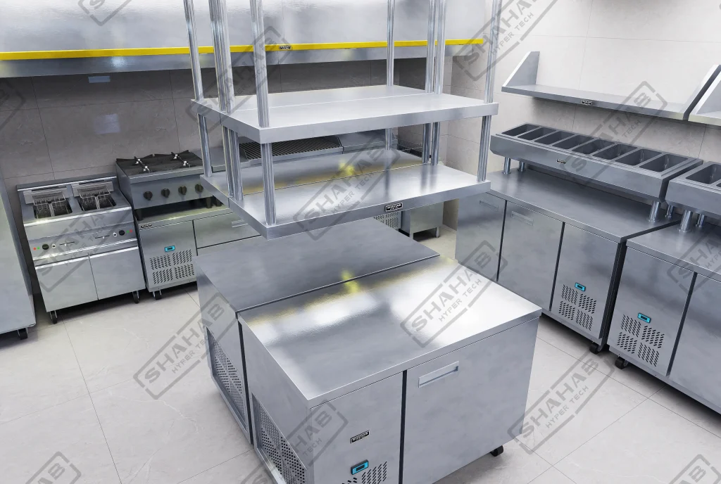 مدلسازی آشپزخانه صنعتی