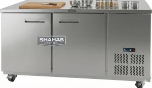 فریزر صنعتی میزکاری دو درب