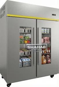 یخچال صنعتی ایستاده دو درب