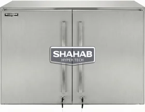 کابینت صنعتی دیواری دو درب قفل دار
