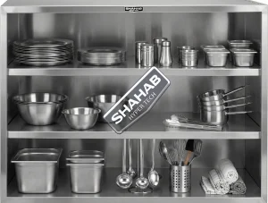کابینت صنعتی دیواری بدون درب
