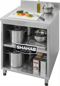 کابینت صنعتی زمینی بدون درب