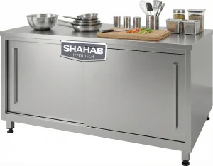 کابینت صنعتی زمینی درب ریلی