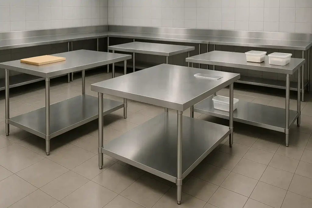 میزکار صنعتی استیل