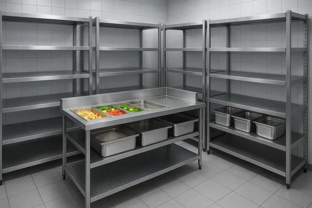 قفسه صنعتی استیل